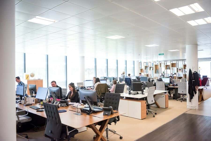 Parc informatique d'un plateau de bureaux
